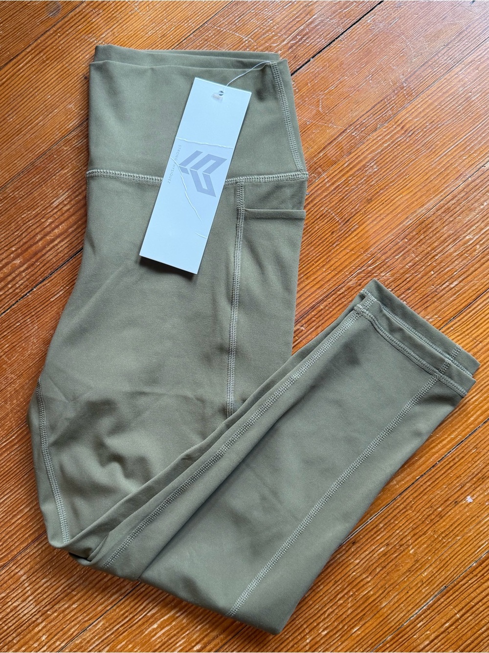 Strong Physiquez Leggings — Olive Crop